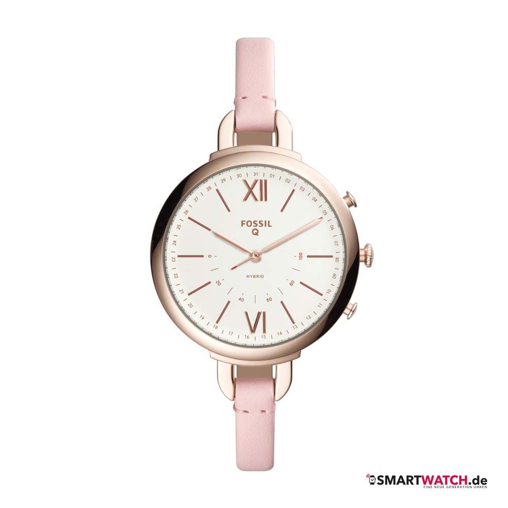 Fossil Q Annette, Leder - Rosa/Gold Fossil Q Annette, Leder - Rosa/Gold