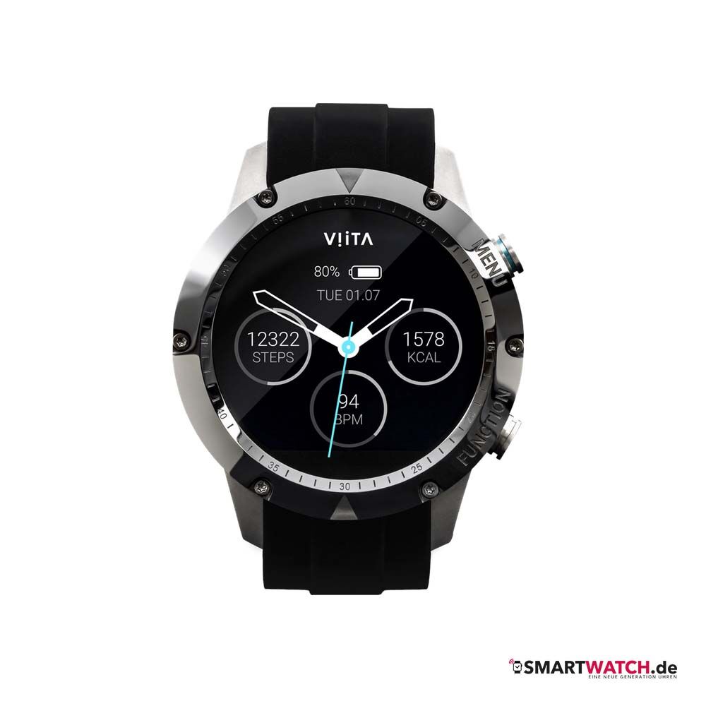 Viita Titan HRV, Silikon - Schwarz/Silber