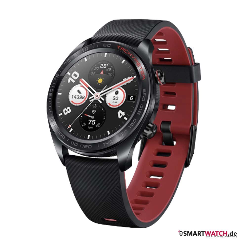 Honor Magic Watch, Silikon - Schwarz/Rot