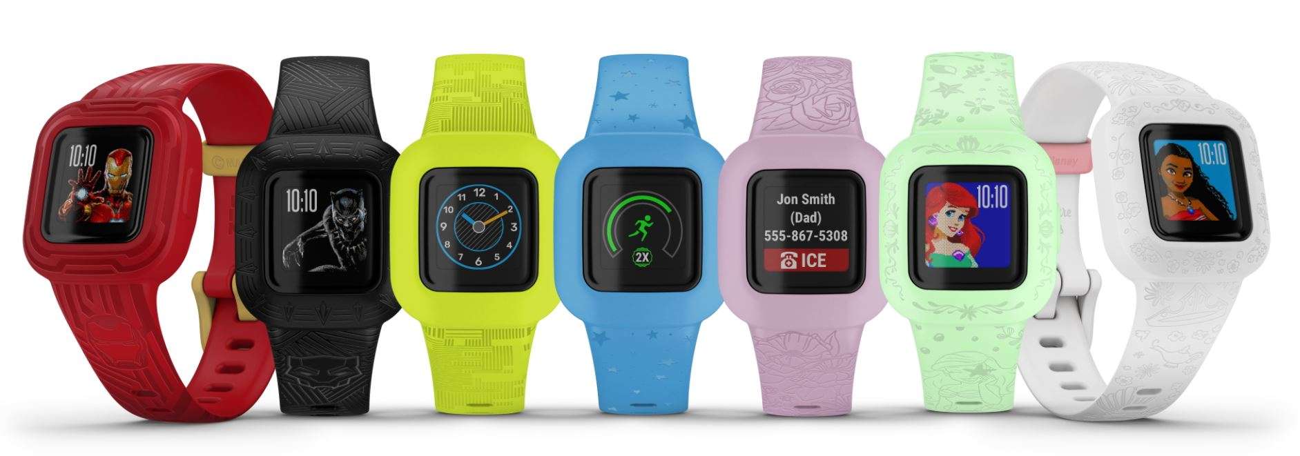 Montre Enfant Garmin Vivofit Jr.3 - Boîtier 18mm, Bracelet Silicone - Neuve