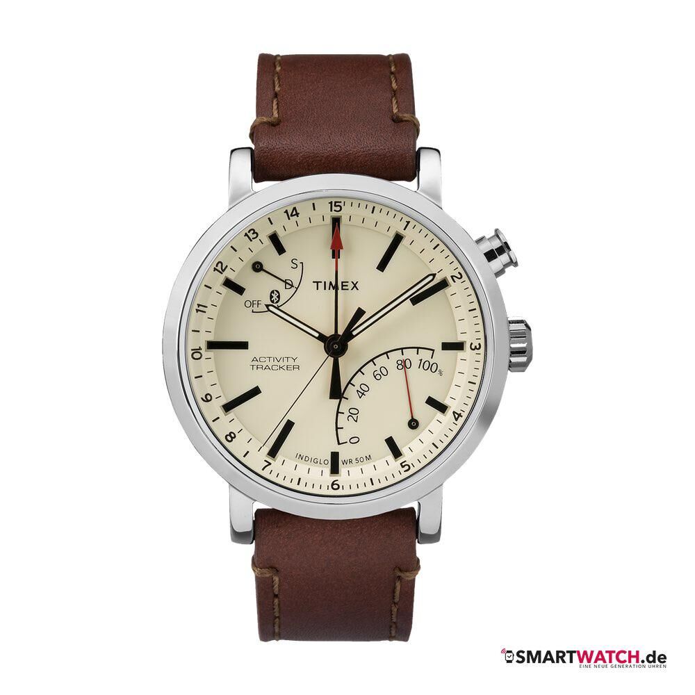 Timex Metropolitan + Leder, Braun/Silber Timex Metropolitan + Leder, Braun/Silber