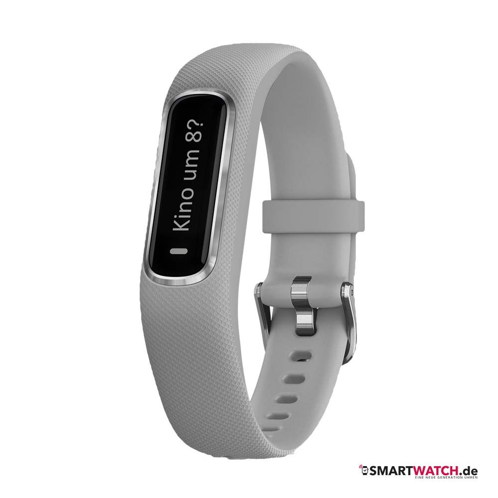 Garmin Vivosmart 4, Größe S/M - Grau/Silber