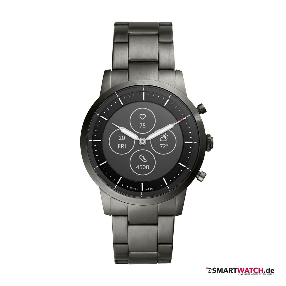 Fossil Collider HR, Gliederarmband - Grau Fossil Collider HR, Gliederarmband - Grau