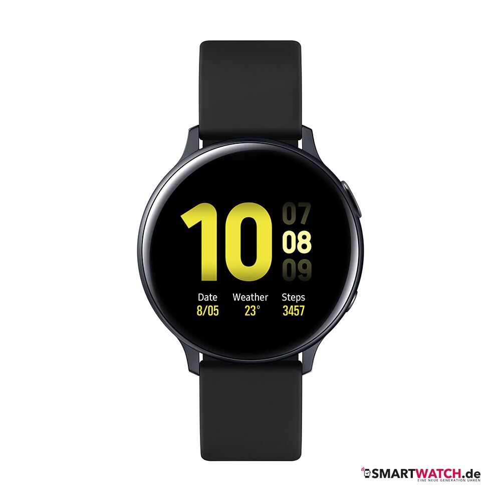 Samsung Galaxy Watch Active 2 - 40mm, Aluminium - Sport Band - Schwarz Samsung Galaxy Watch Active 2 - 40mm, Aluminium - Sport Band - Schwarz