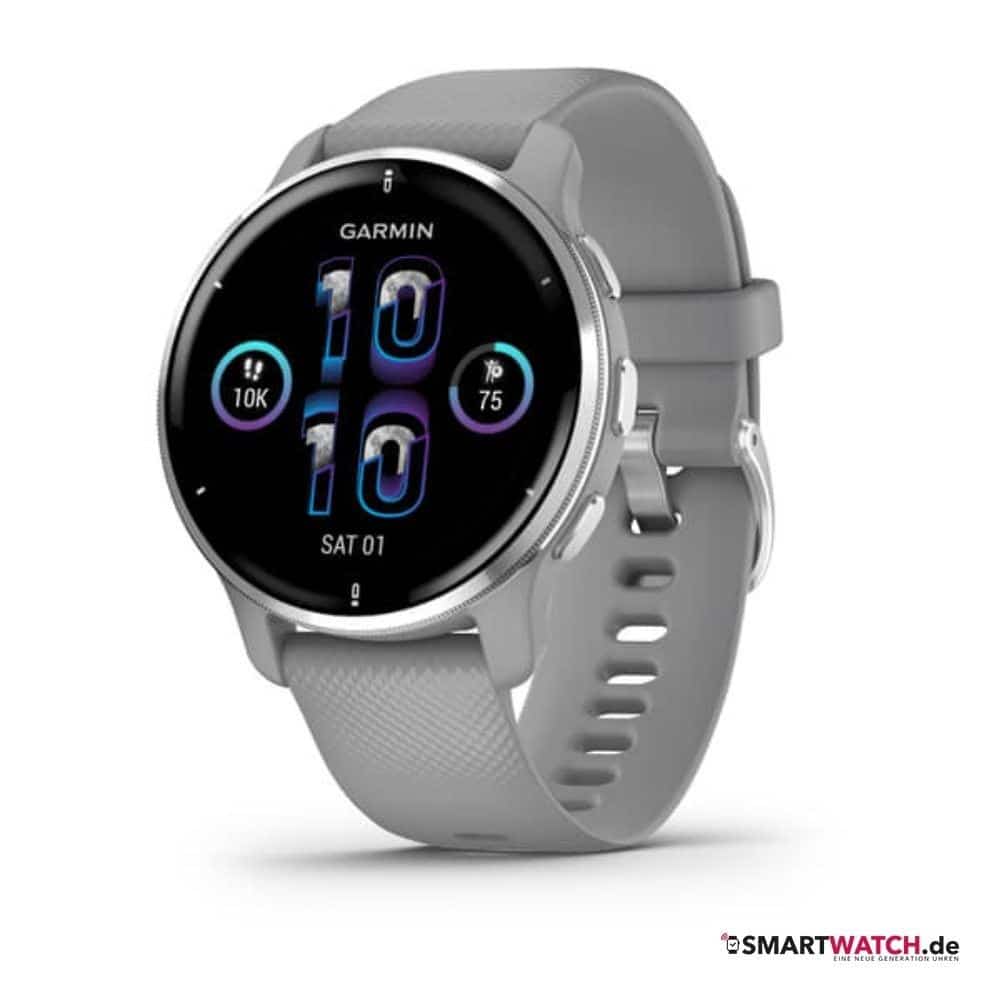 garmin venu 2 plus silber grau garmin venu 2 plus silber grau