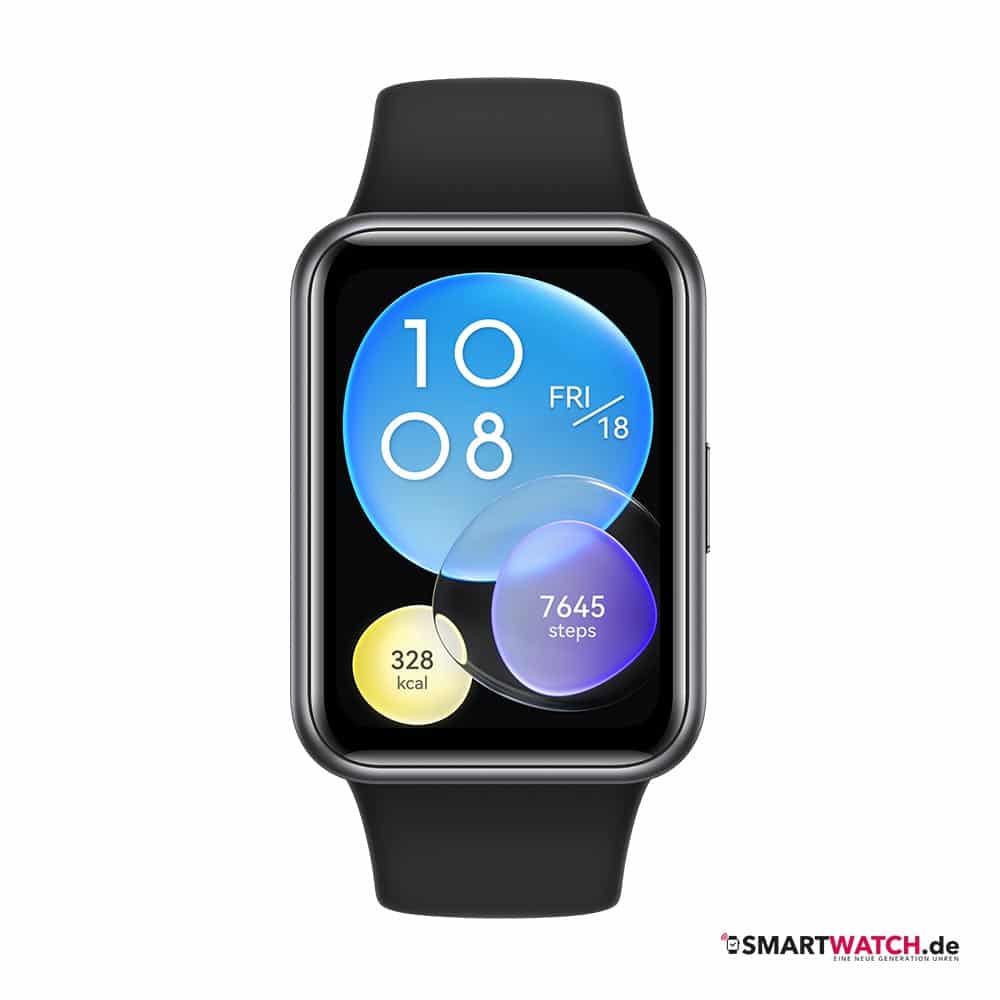 huawei watch fit 2 midnight black silikonarmband huawei watch fit 2 midnight black silikonarmband